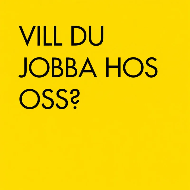 Jobba hos oss? Ljuskonsult/säljare